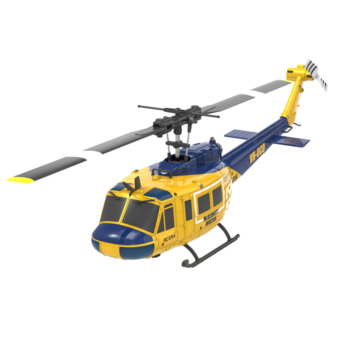 C032 1/48 Scale UH-1 Huey 2.4G 6CH Flybarless RC Helicopter Model - Razordon
