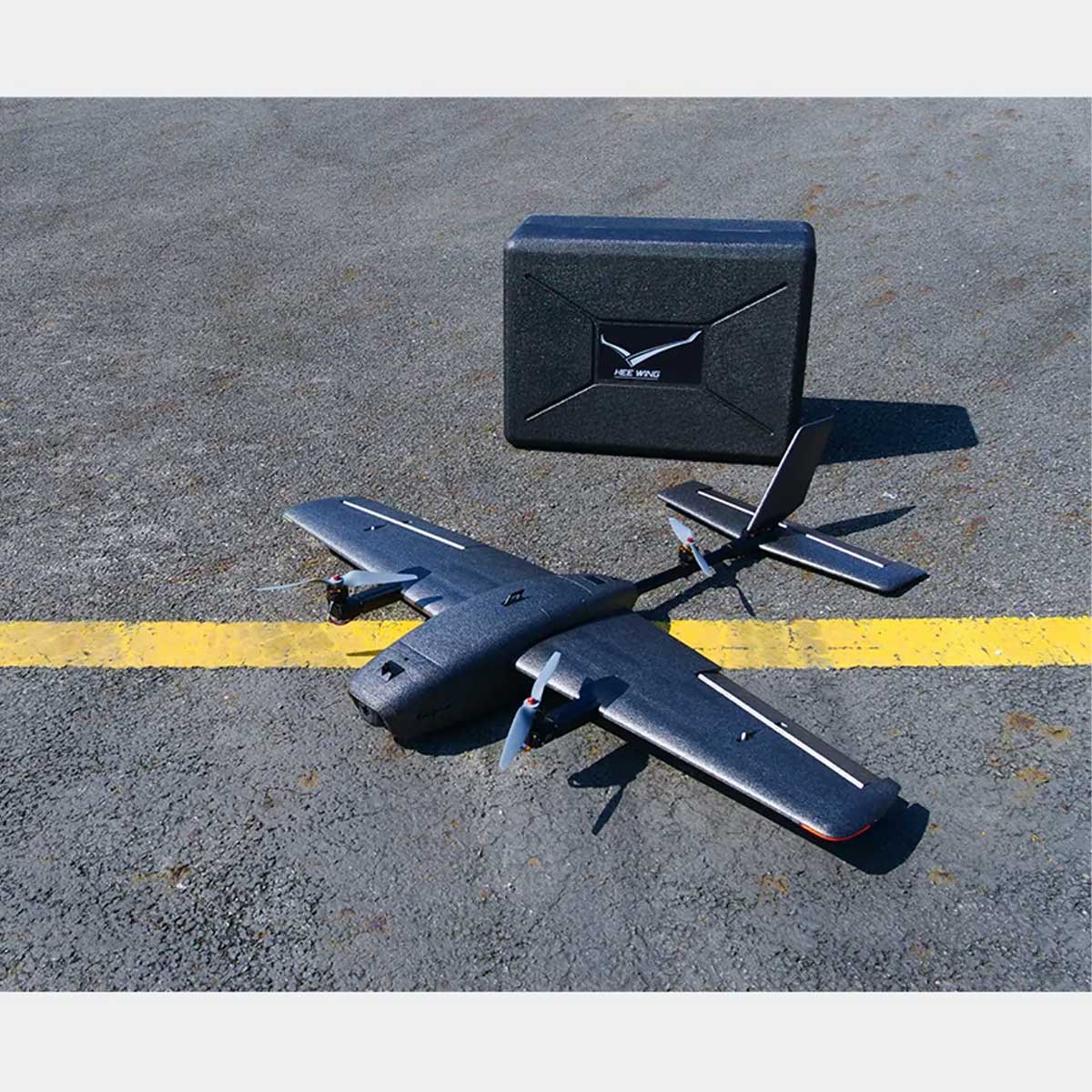 HEEWING Cruza T2 VTOL 2.4G EPP Vertical Takeoff and Landing Fixed-Wing RC Aircraft with FPV Camera Mount and Flight Controller - Razordon