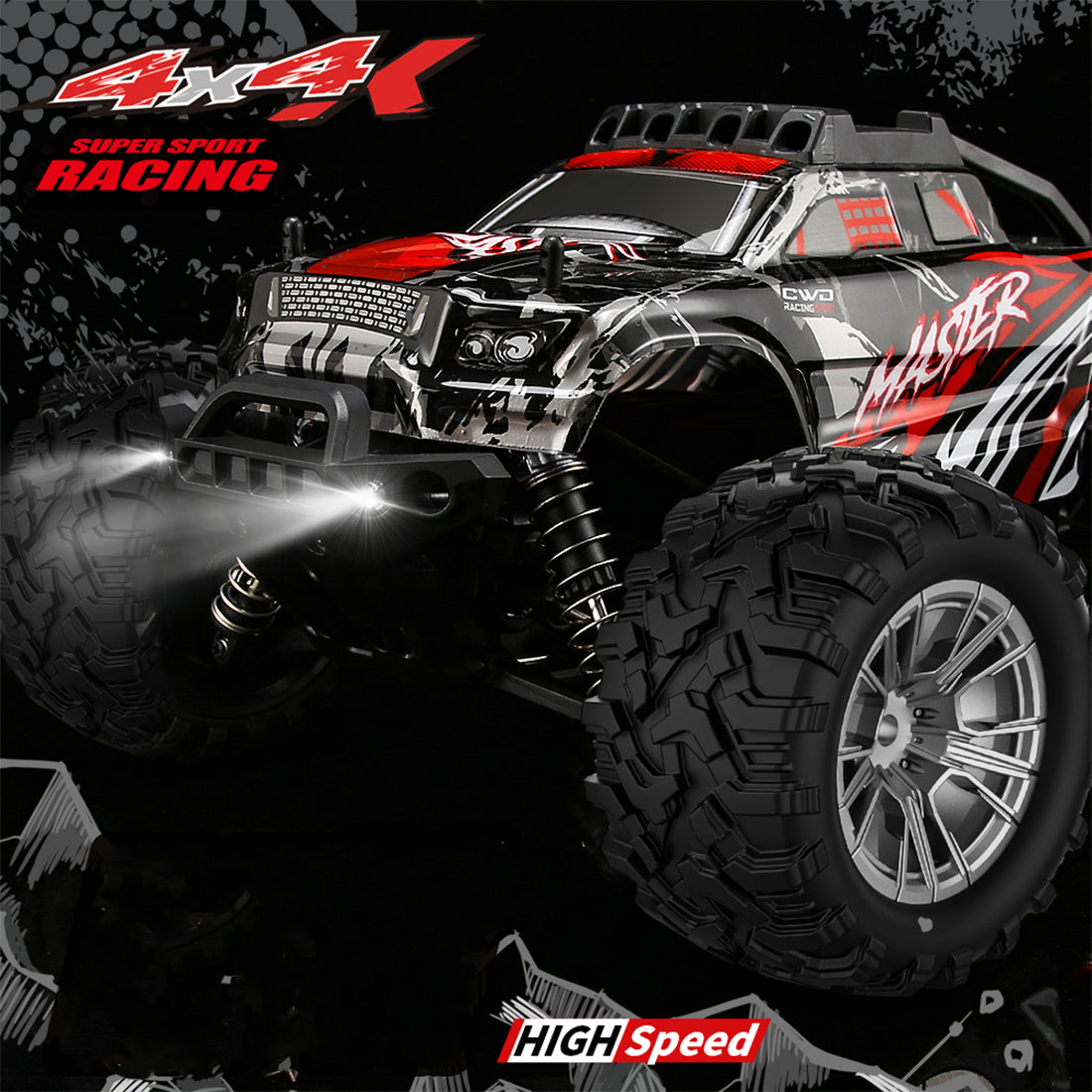 1/16 Scale 4WD RC Large Tire Truck - RAZORDON
