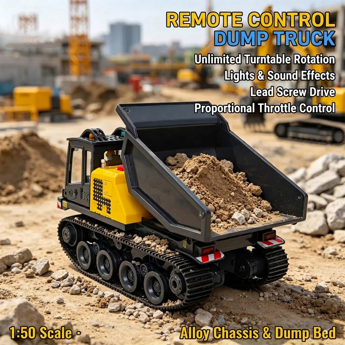 1/50 Scale RC Dump Truck - RAZORDON