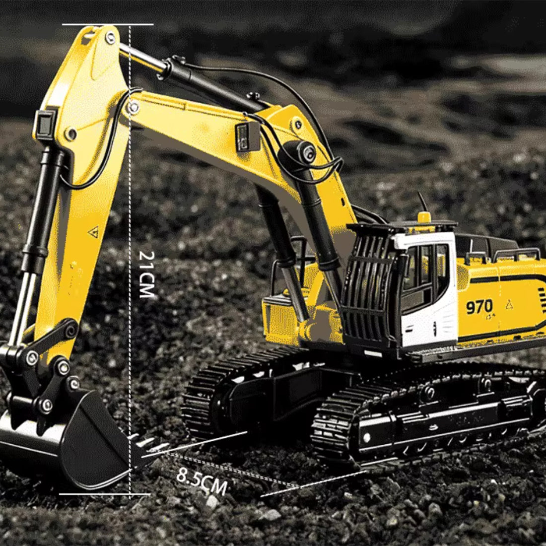 1/50 Scale RC Excavator - RAZORDON