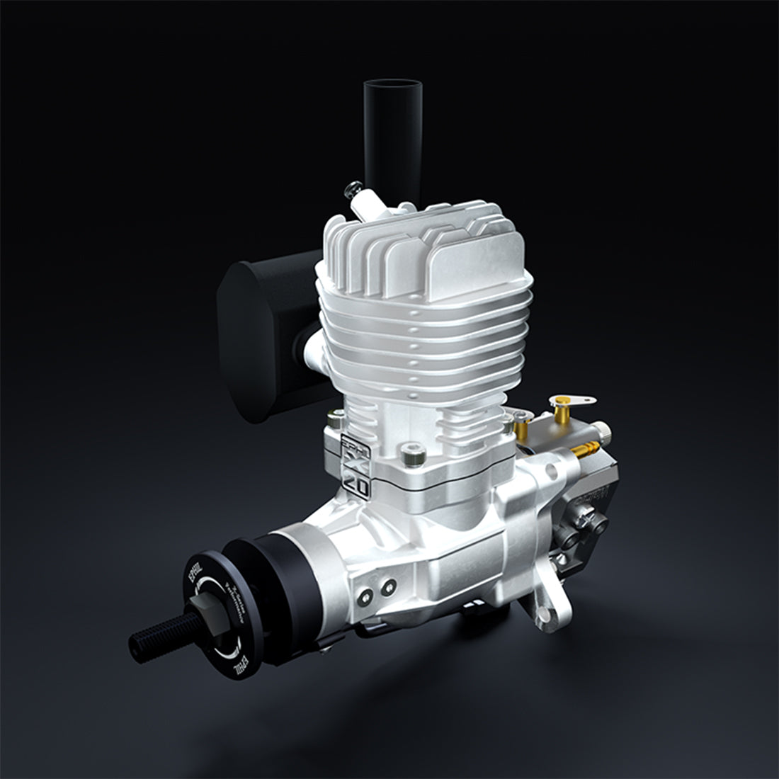 EPHIL X-20cc-S Side Exhaust Spark Plug Two-Stroke Single Cylinder Gasoline Engine Model for Fixed-Wing Aircraft Models