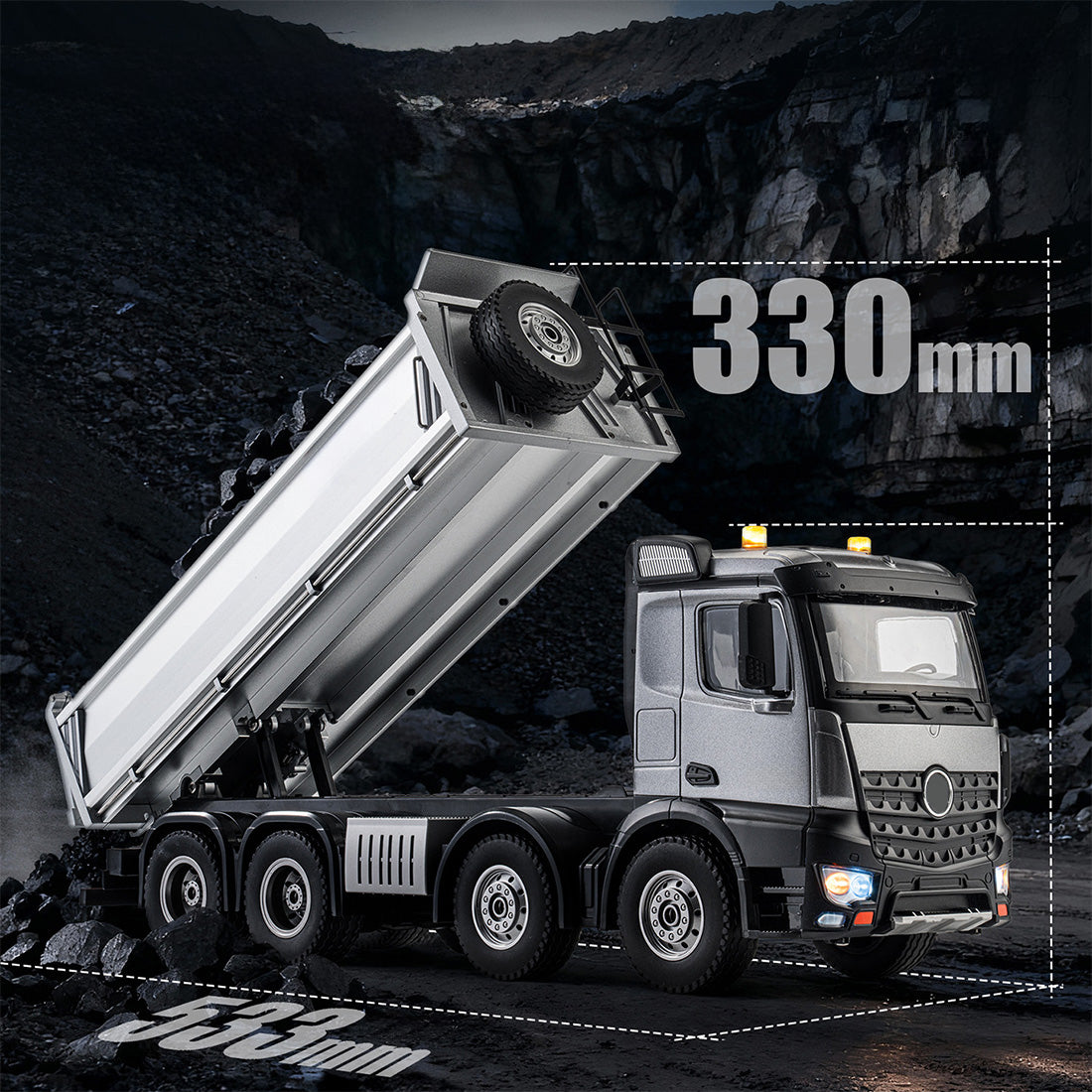 1/14 Scale RC Dump Truck - RAZORDON