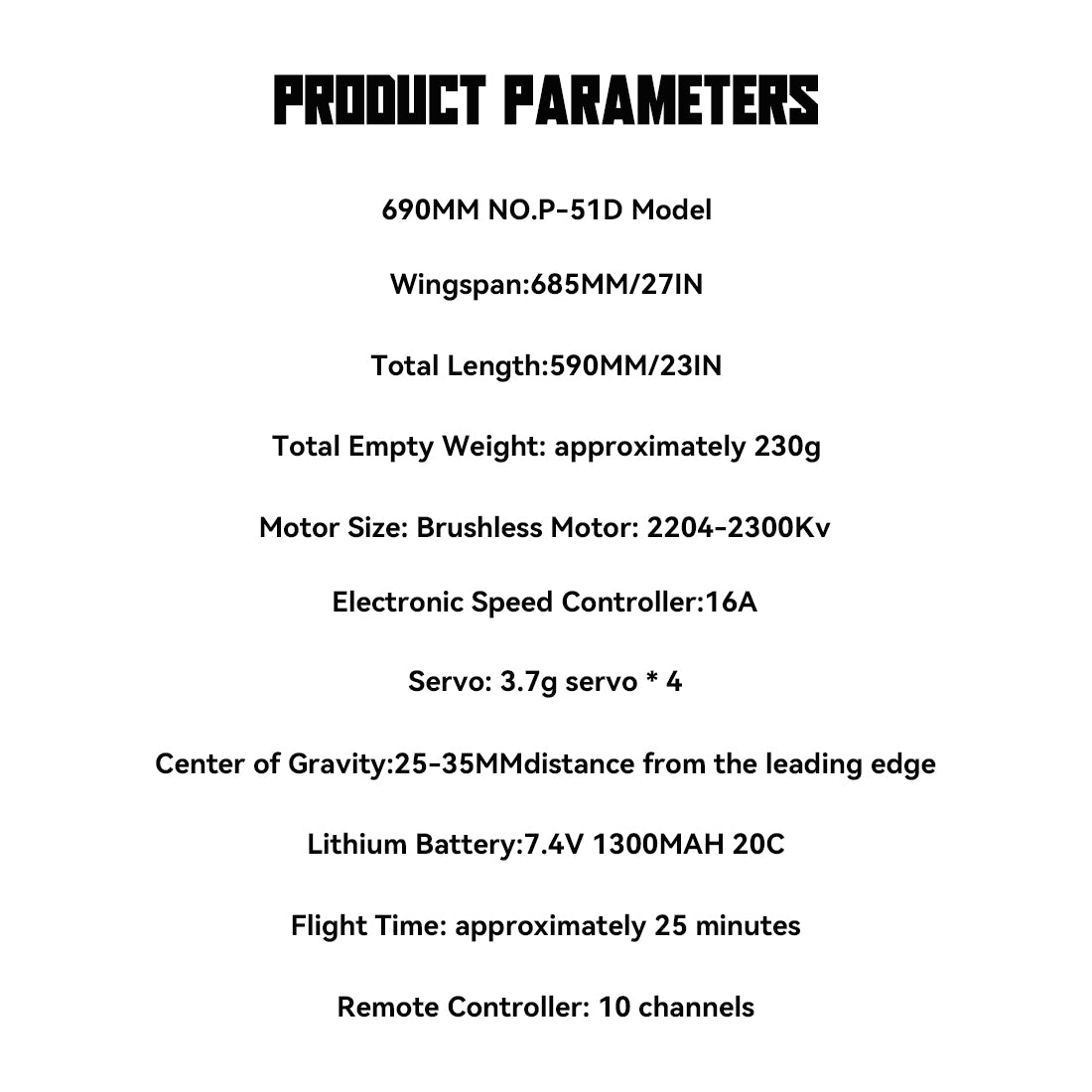 1/16 Scale 2.4G Brushless RC Airplane - RAZORDON