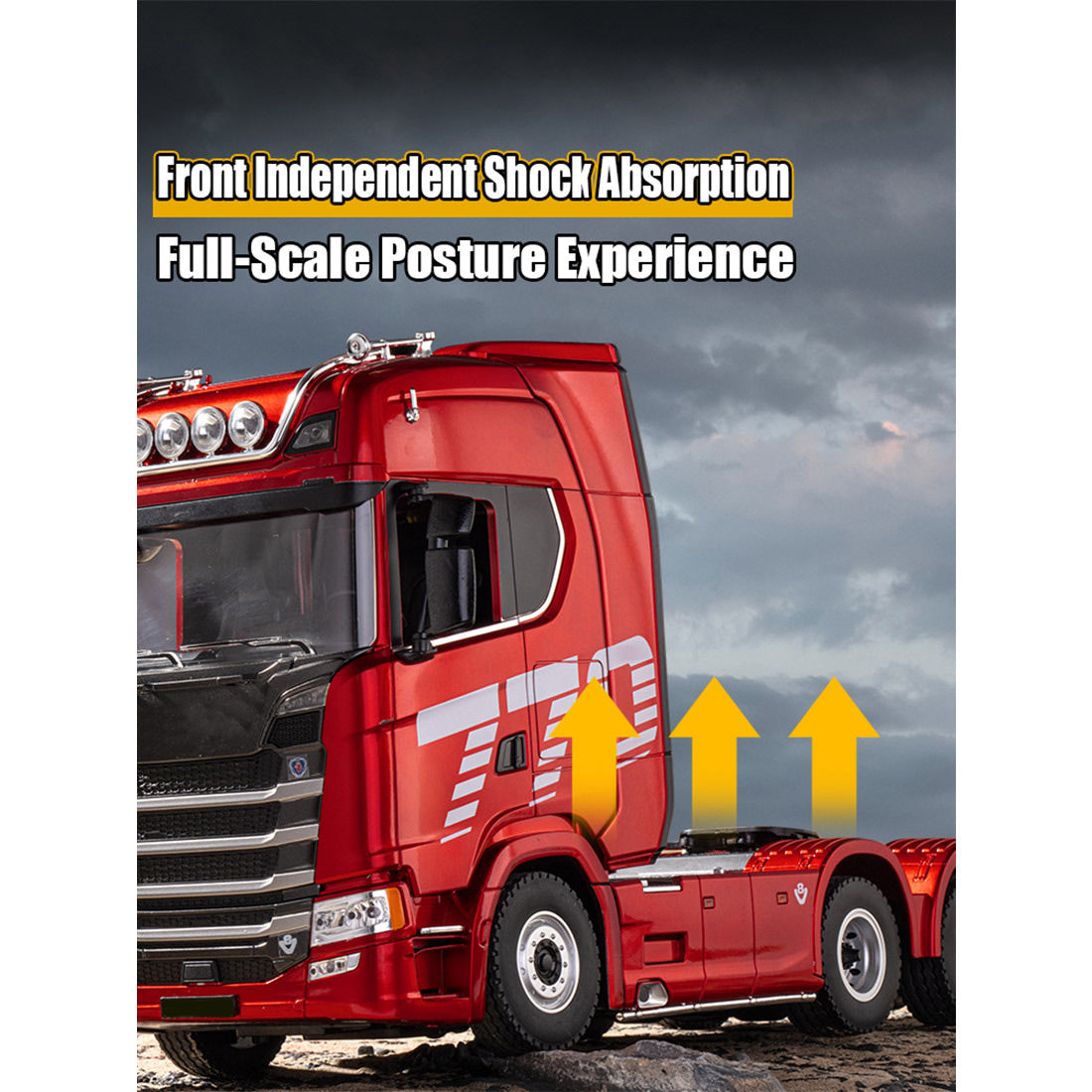 1/18 Scale 6x4 770S Heavy Duty Tractor Truck - RAZORDON