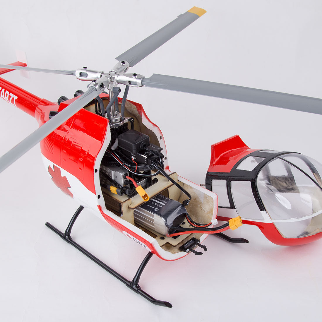 FLYWING BO105 470-Class 2.4G 6CH Quick Detachable Propellers Scale RC Helicopter - Razordon