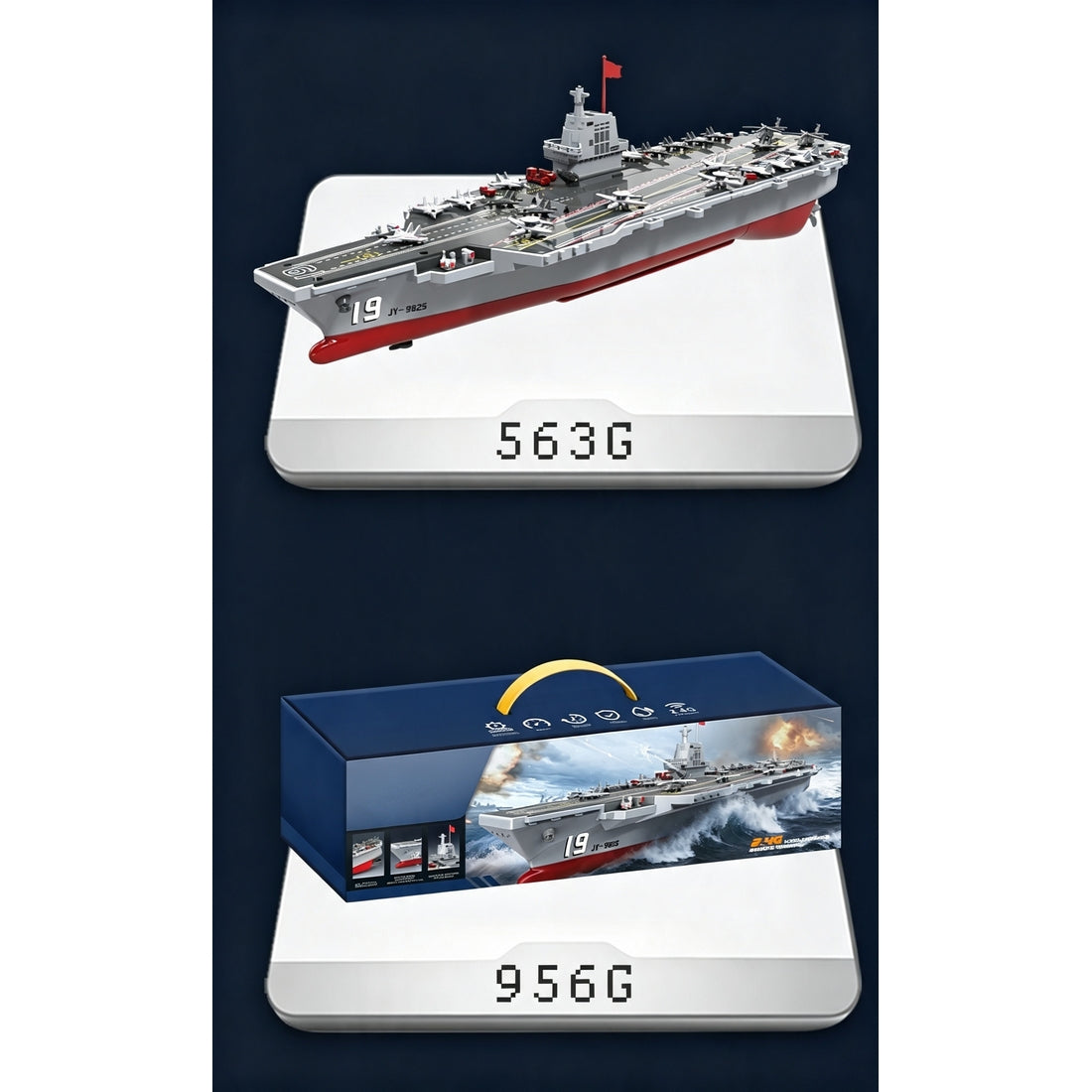2.4GHz RC Aircraft Carrier Warship – RAZORDON