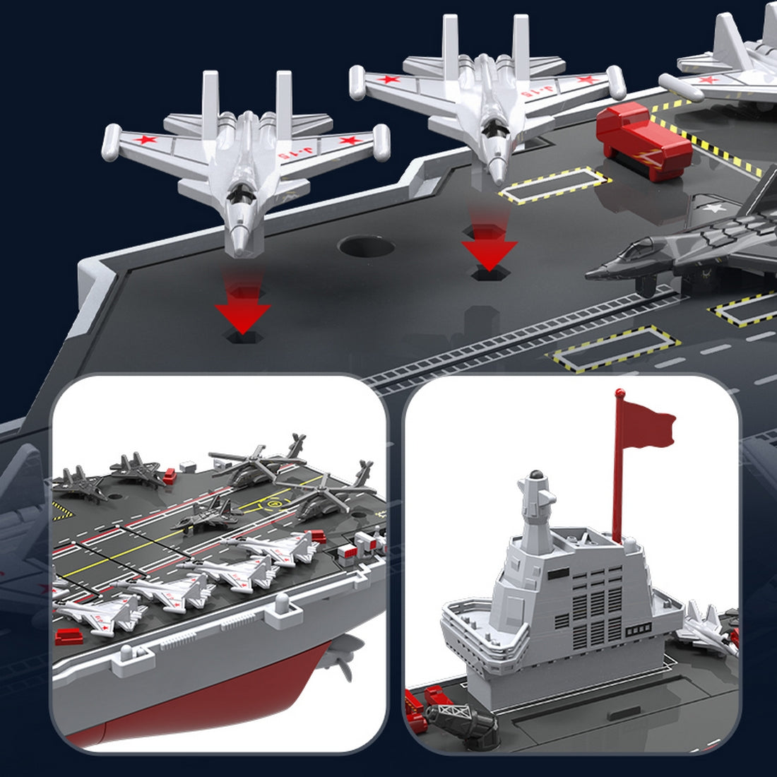 2.4GHz RC Aircraft Carrier Warship – RAZORDON