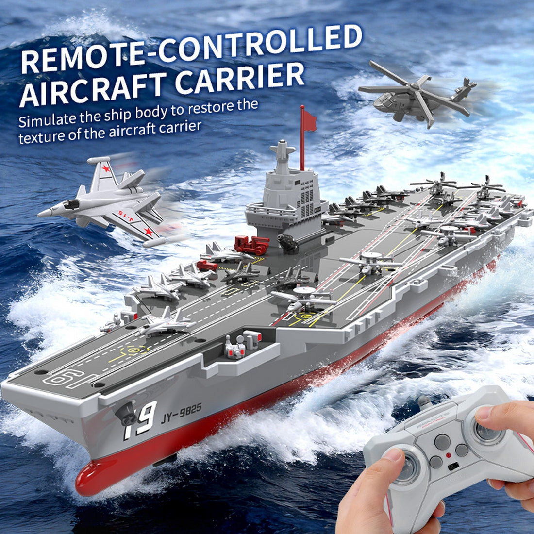 2.4GHz RC Aircraft Carrier Warship – RAZORDON