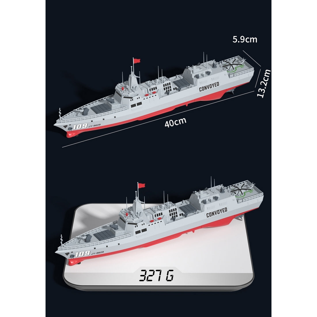 2.4GHz RC Warship Boat – RAZORDON