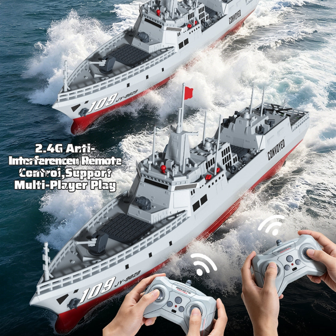 2.4GHz RC Warship Boat – RAZORDON