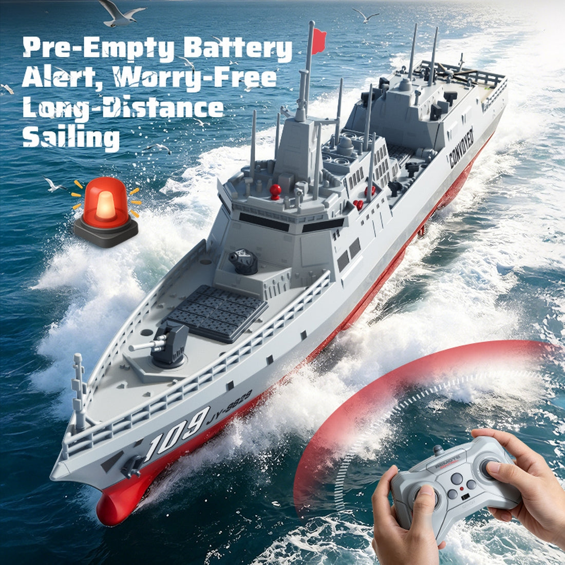 2.4GHz RC Warship Boat – RAZORDON