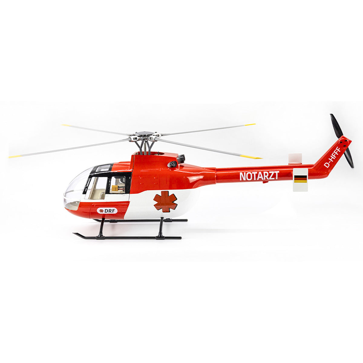 FLYWING BO105 470 Size 2.4G 6CH Civilian RC Helicopter Maple Leaf - RAZORDON