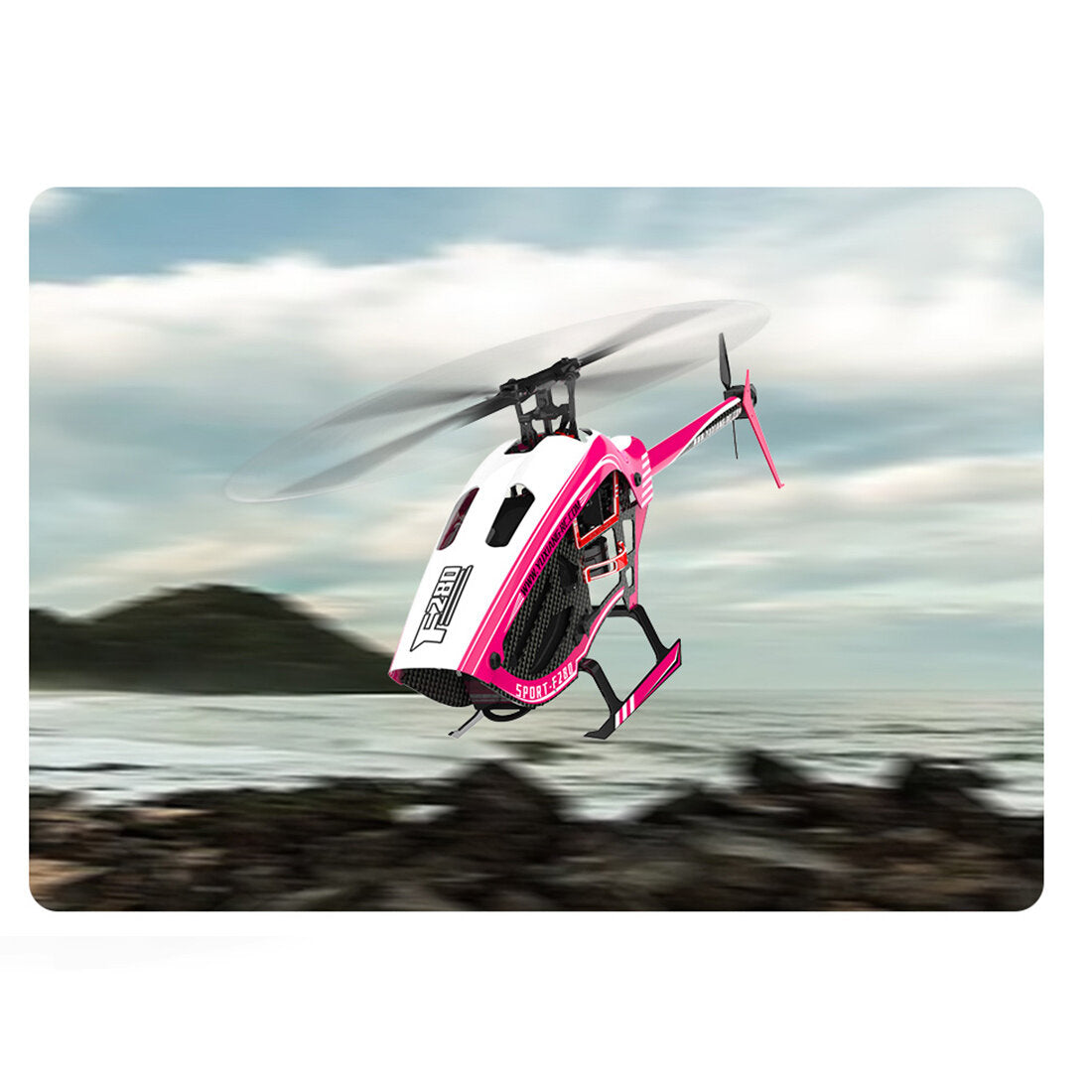 YU XIANG F280 2.4G 6CH RC Brushless Direct Drive 3D/6G Stunt Helicopter RTF Model