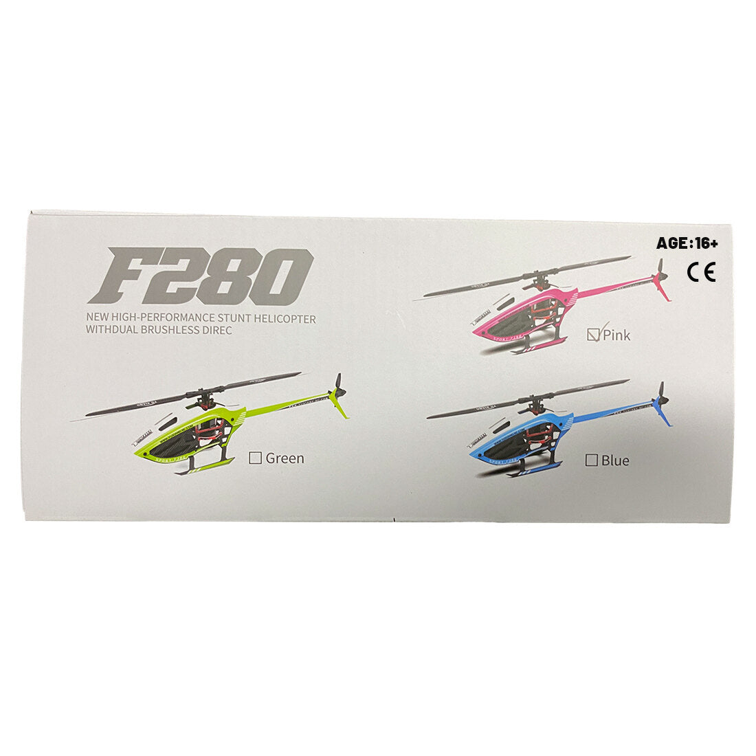 YU XIANG F280 2.4G 6CH RC Brushless Direct Drive 3D/6G Stunt Helicopter RTF Model
