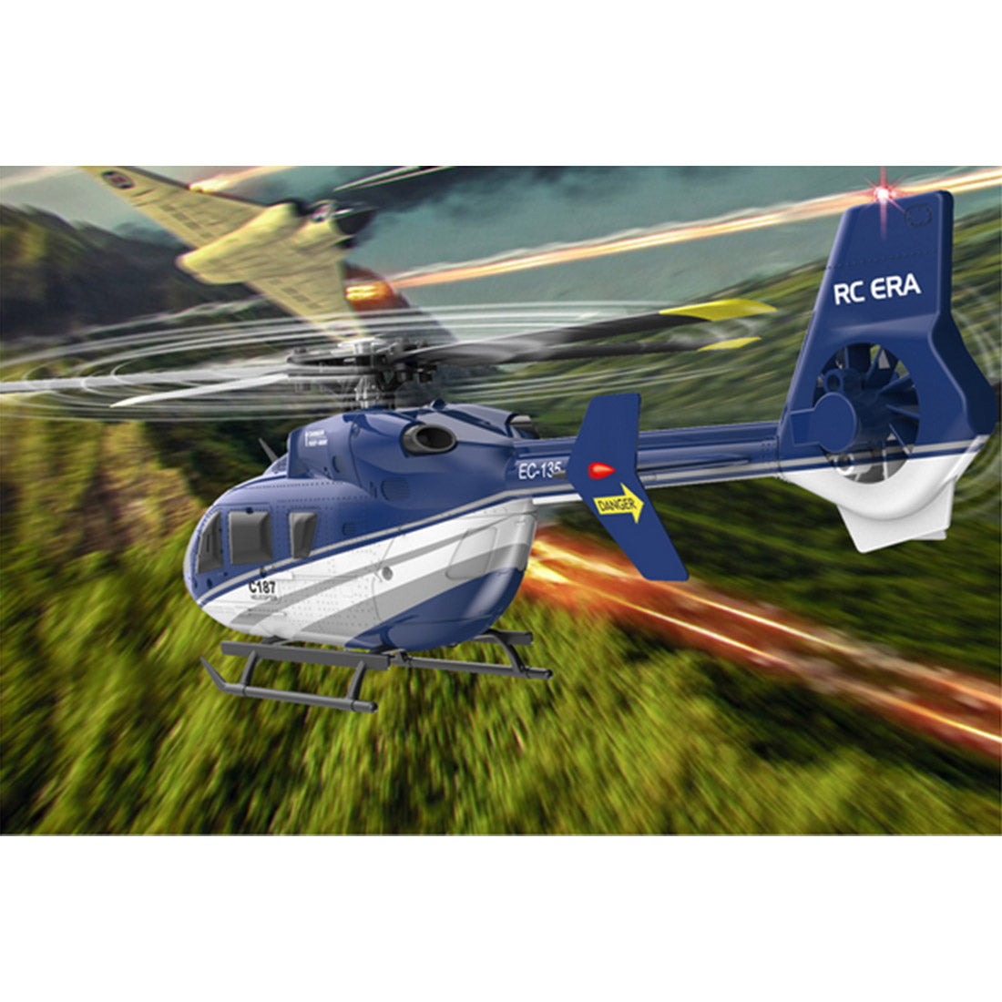RC ERA 1/48 2.4G RC 헬리콥터 4CH EC-135 에어버스 항공 항공기 모델