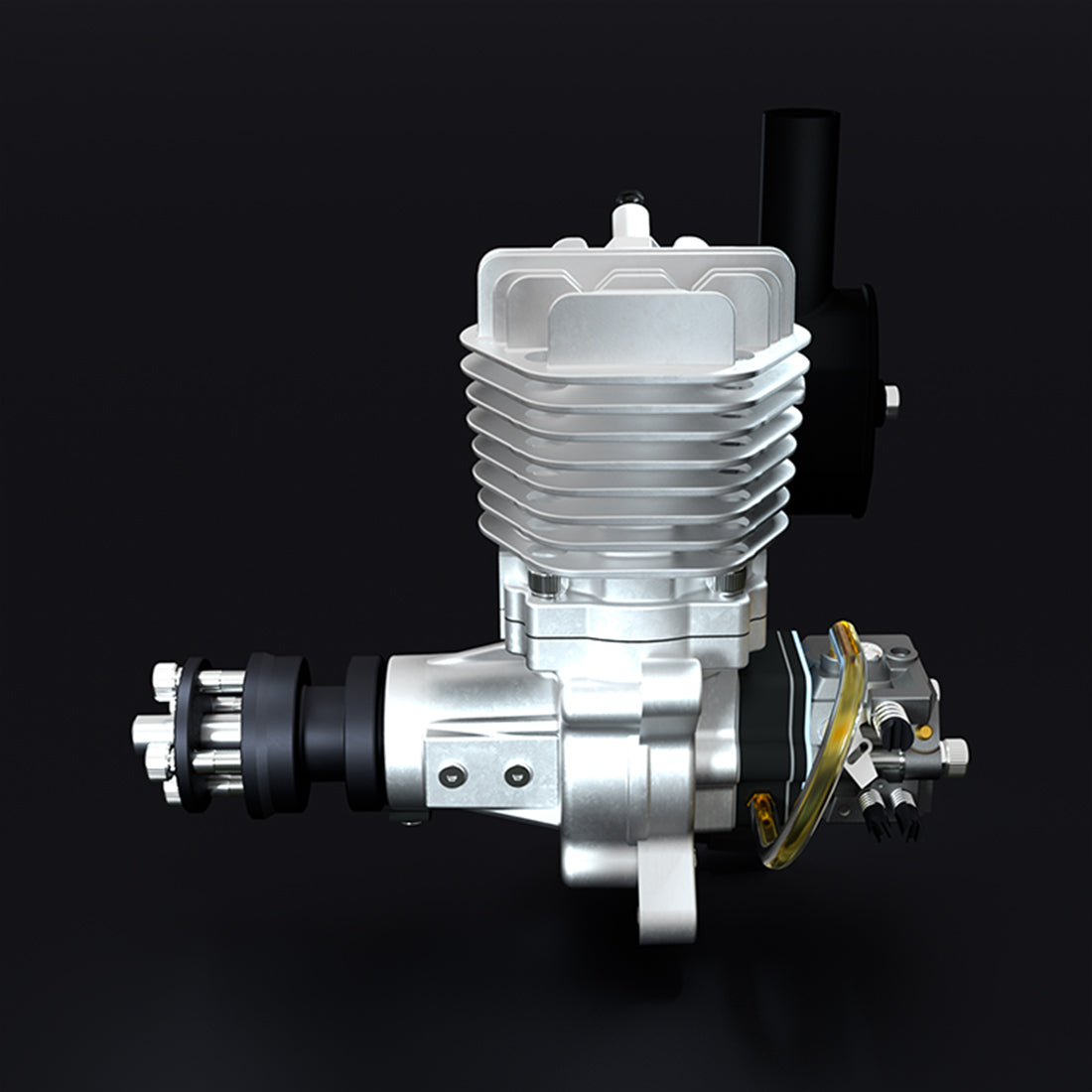 EPHIL X-38cc-S Side Exhaust Spark Plug Two-Stroke Single Cylinder Gasoline Engine Model for Fixed-Wing Aircraft Models-RAZORDON