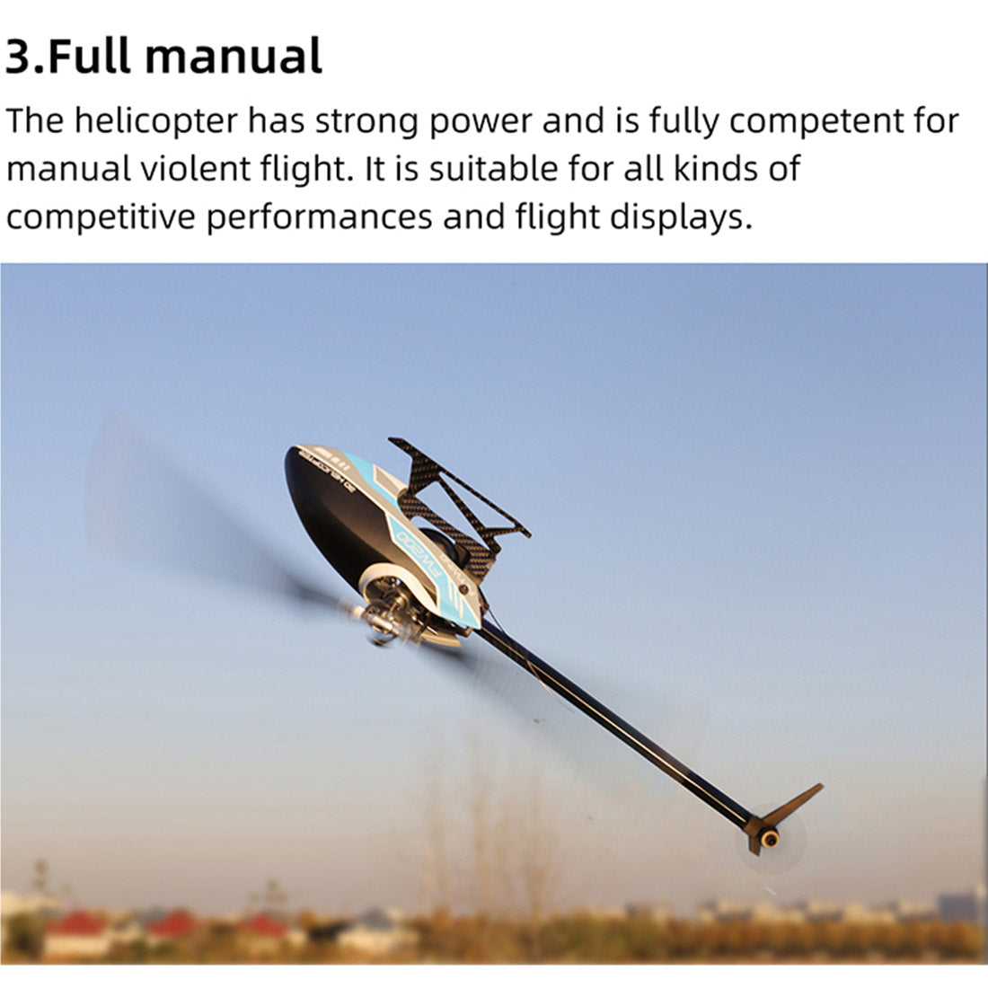 FLYWING FW200 2.4G RC Hubschrauber 6CH Flugzeug Brushless Direkt angetriebenes 3D Kunstflugmodell