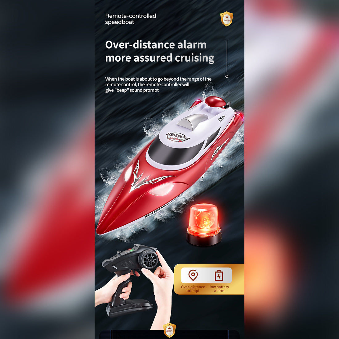 35KM/H High-Speed RC Boat – RAZORDON
