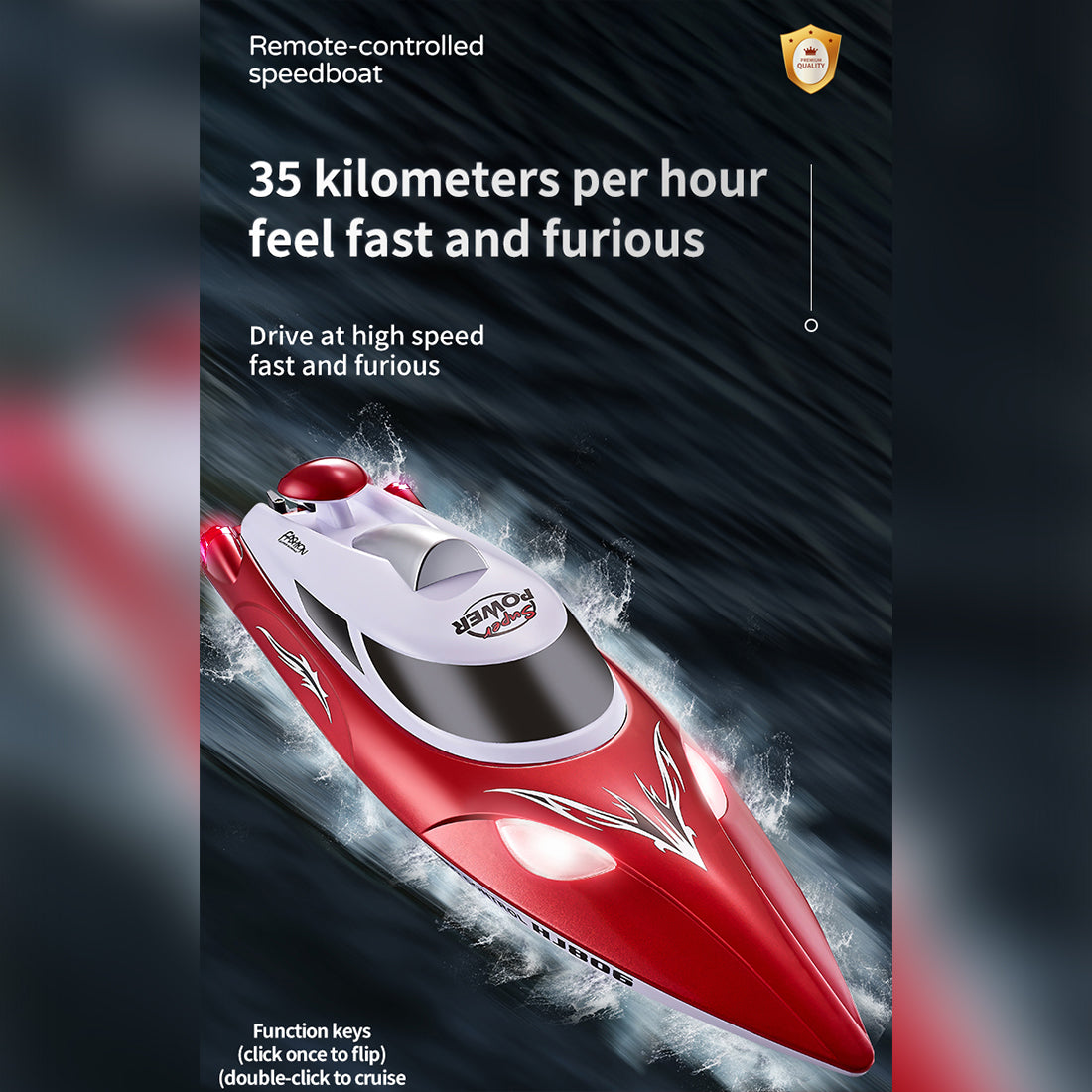 35KM/H High-Speed RC Boat – RAZORDON