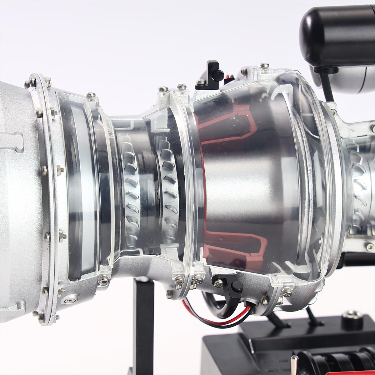 TECHING×SKYMECHMAN 1/4 Scale Metal Simulation Electric Military Helicopter Turboshaft Engine Model Kit - Razordon