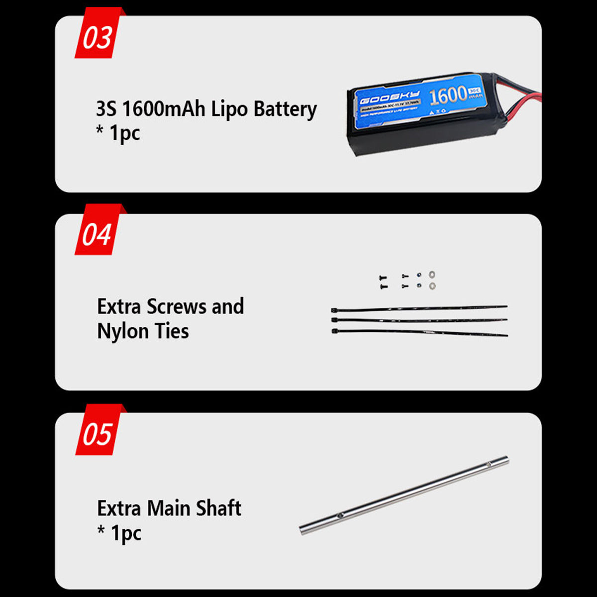 GOOSKY E2 UH-1Y 2.4G 6CH RC Helicopter Brushless Direct Drive Scale Model with LiDAR Positioning GPS Version Rescue Livery RTF - Razordon