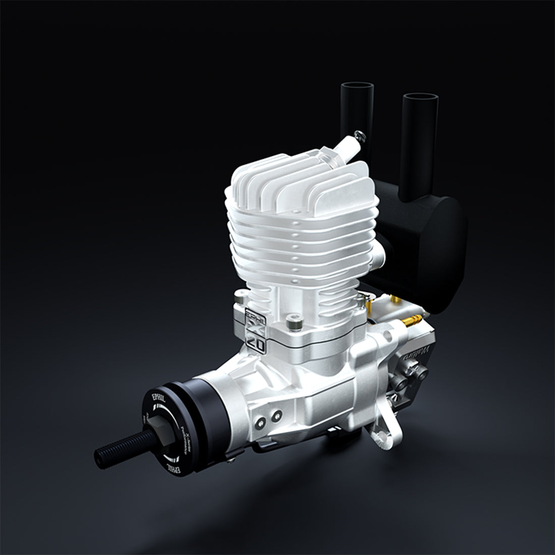 EPHIL X-20cc-R Spark Plug Two-Stroke Single Cylinder Gasoline Engine Model for Fixed-Wing Aircraft Models