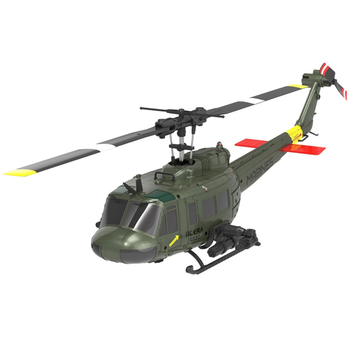 C032 1/48 Scale UH-1 Huey 2.4G 6CH Flybarless RC Helicopter Model - Razordon
