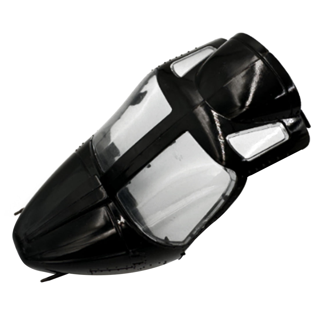 Nose Accessories for WOLFBUSH AW-911 Airwolf RC Helicopter Model(Without Shark Mouth, With Window Glass)