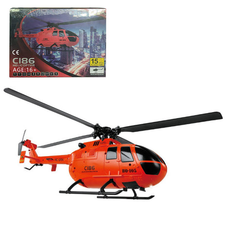 RC ERA C186 2.4G RC 4CH BO105 Bewaffnetes Hubschrauberflugzeug RTF-Modell