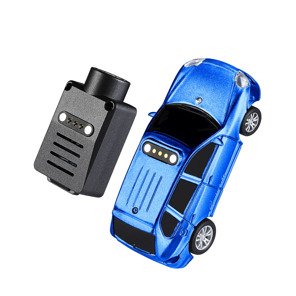 WL 1/64 Scale APP-Controlled Fully Proportional FPV Mini RC Car with WiFi Module and 3-Speed Modes(RTR Version) - Razordon