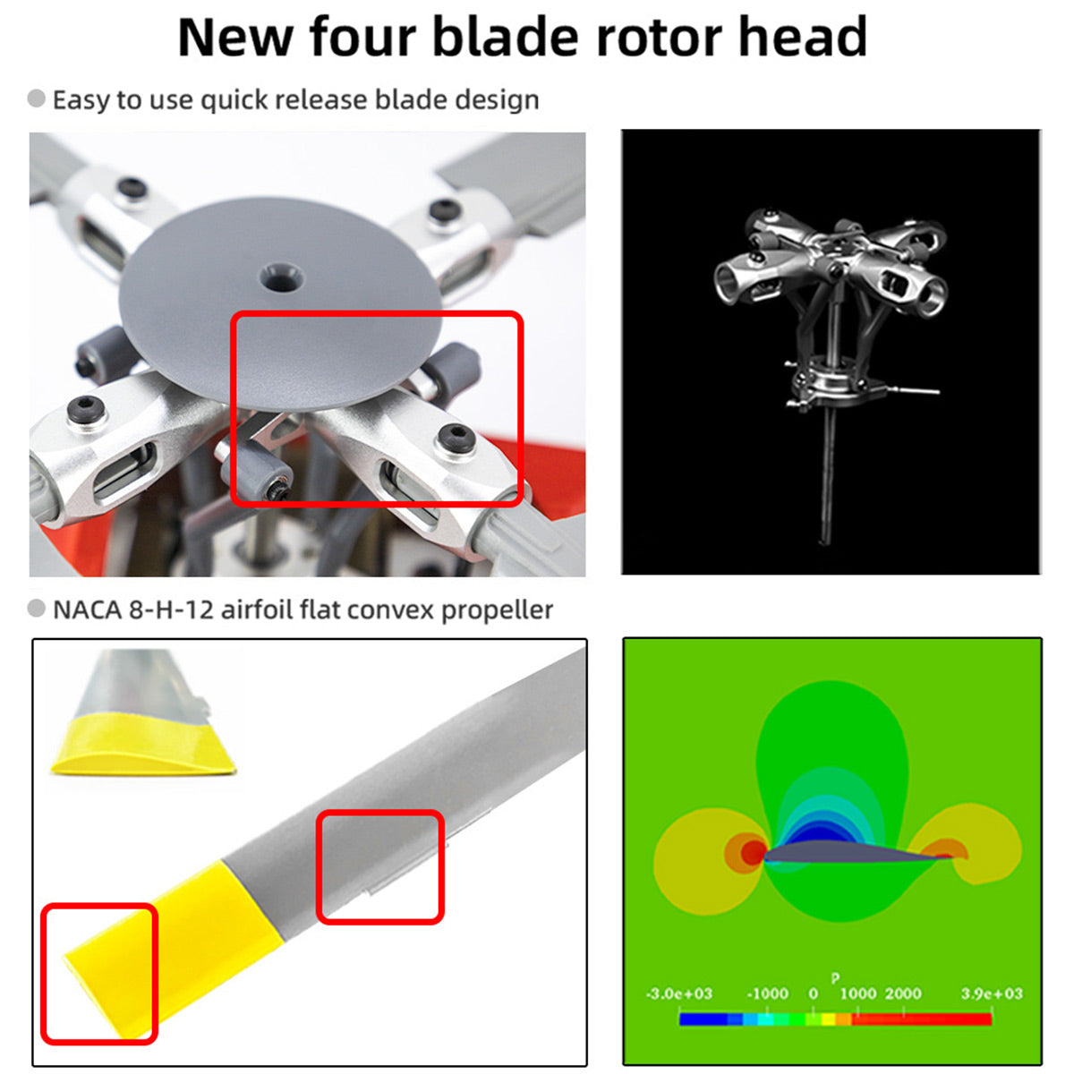 FLYWING BO105 470 Size 2.4G 6CH Civilian RC Helicopter - Maple Leaf - Razordon