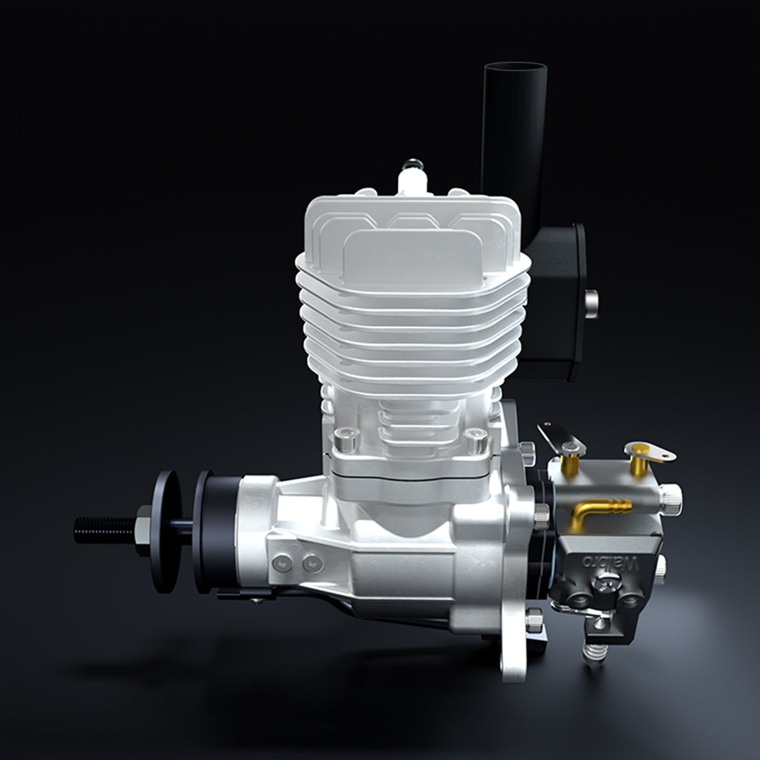 EPHIL X-20cc-S Side Exhaust Spark Plug Two-Stroke Single Cylinder Gasoline Engine Model for Fixed-Wing Aircraft Models