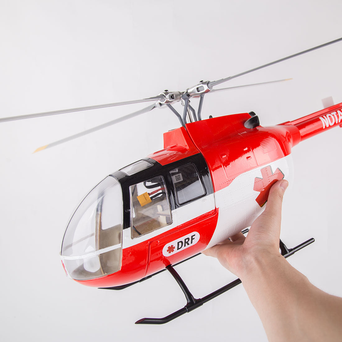 FLYWING BO105 470-Class 2.4G 6CH Quick Detachable Propellers Scale RC Helicopter - Razordon