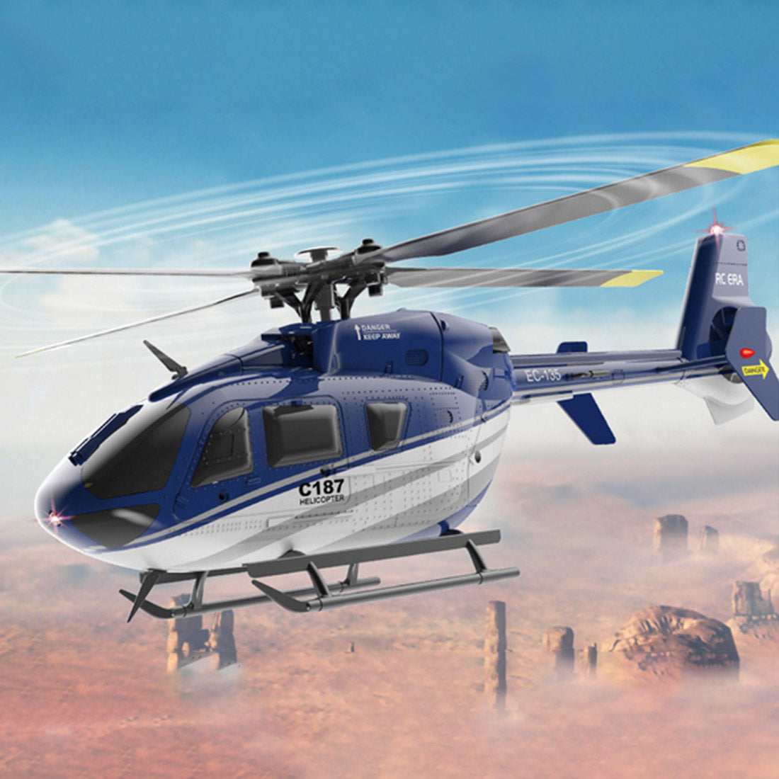 RC ERA 1/48 2.4G RC 헬리콥터 4CH EC-135 에어버스 항공 항공기 모델