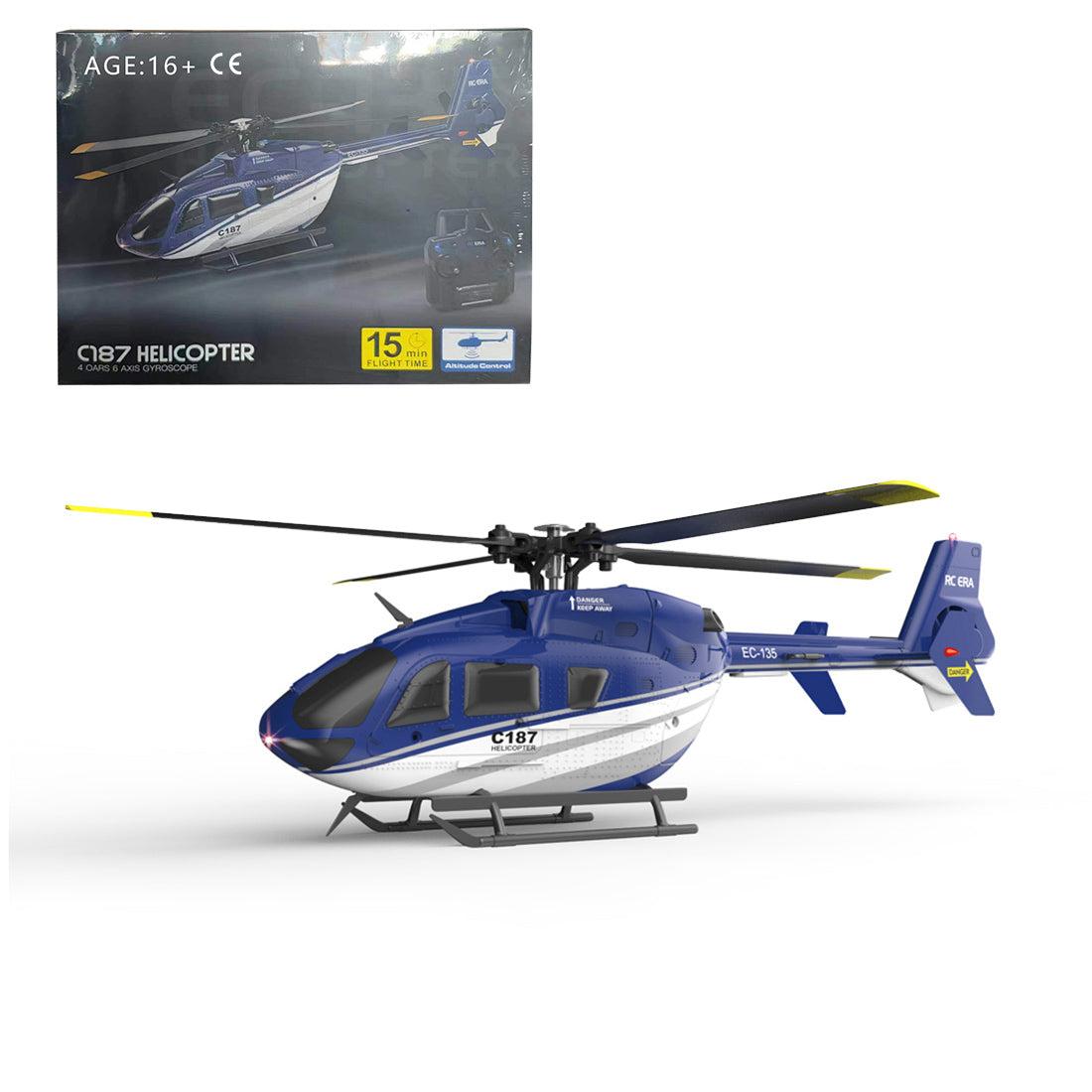 RC ERA 1/48 2.4G RC 헬리콥터 4CH EC-135 에어버스 항공 항공기 모델