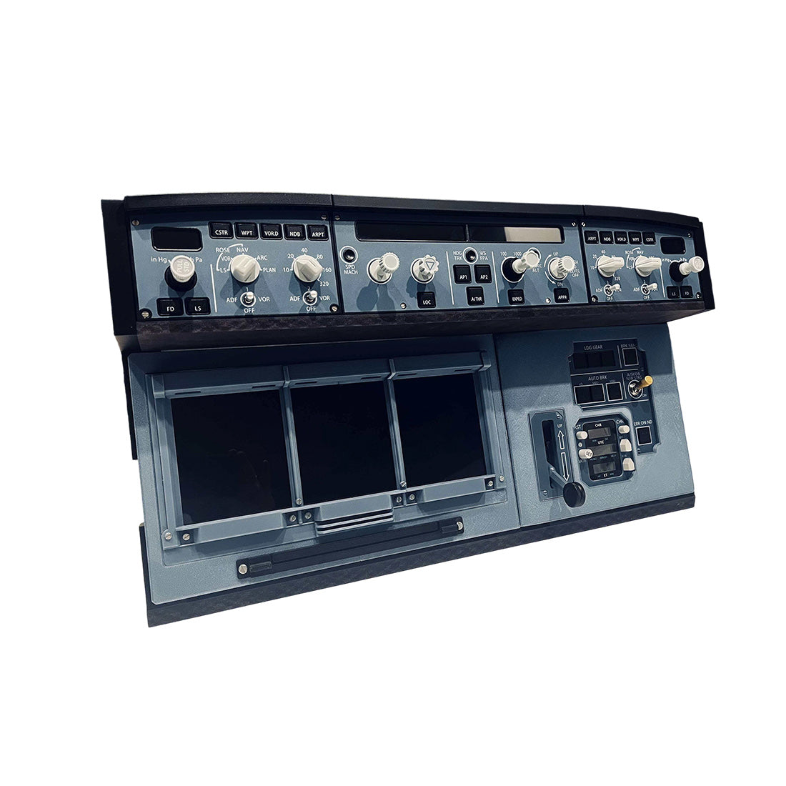 A320 A350 Desktop Flight Simulator Cockpit Display Stand with HD Screen, Carbon Fiber Reinforced 3D Printed Frame, Magnetic Monitor Mount - RAZORDON