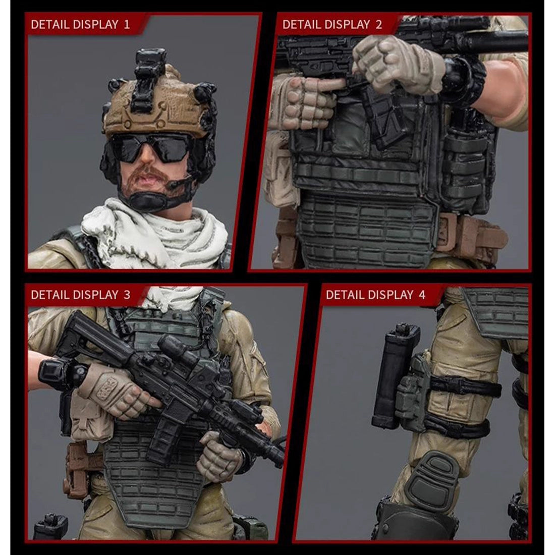 1/18 Scale Articulated Speicial Forces Soldier Figure - RAZORDON