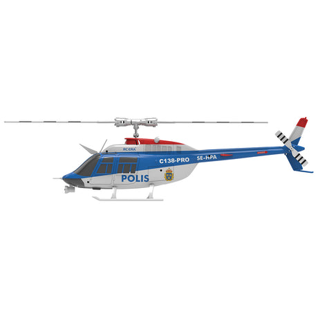 C138PRO 1/33 Scale Bell 206 2.4G 6CH Flybarless Single-Rotor RC Helicopter - RAZORDON