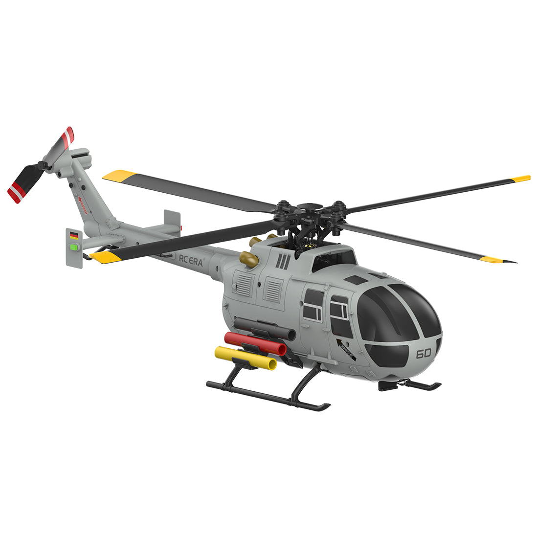 RC ERA C186S BO105 1/48 Scale 2.4G 6CH Single-Rotor Flybarless Realistic Intelligent RC Helicopter - RAZORDON