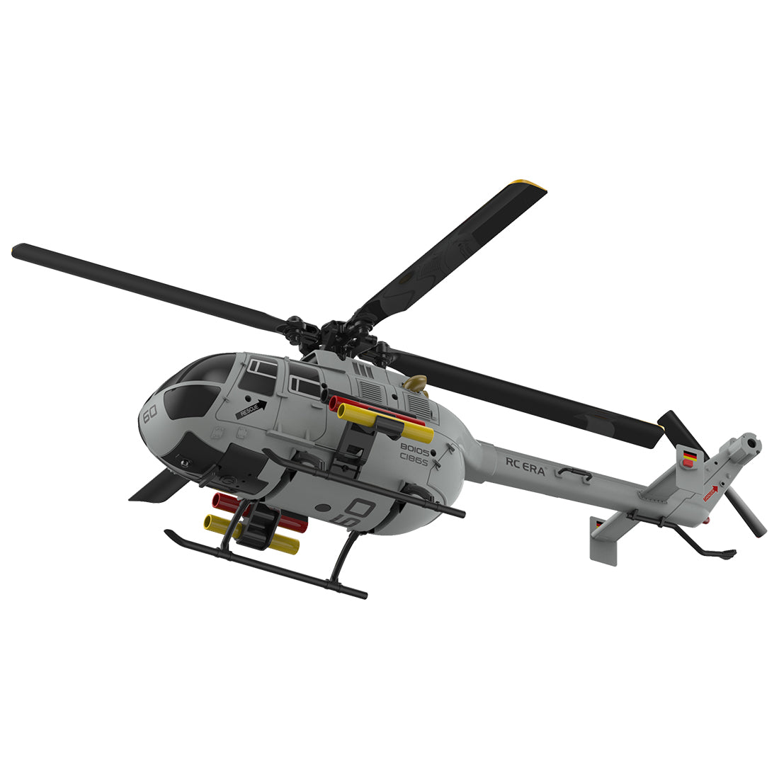 RC ERA C186S BO105 1/48 Scale 2.4G 6CH Single-Rotor Flybarless Realistic Intelligent RC Helicopter - RAZORDON