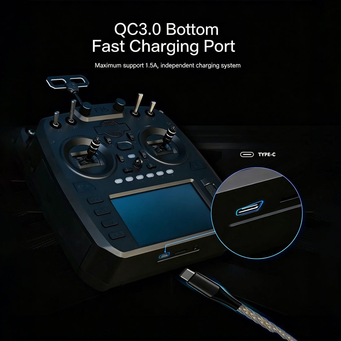 FATFISH F16 FPV RC Transmitter - RAZORDON