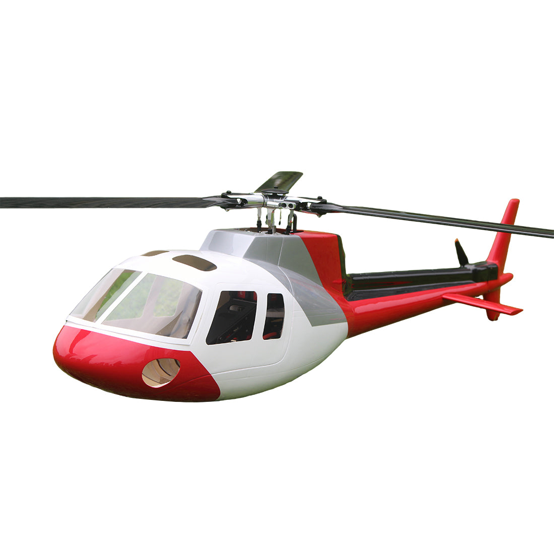 FLISHRC Eurocopter AS350 500-Class 2.4G 6CH Scale RC Helicopter Model with L7 Flight Controller and 4-Mode Positioning GPS RTF