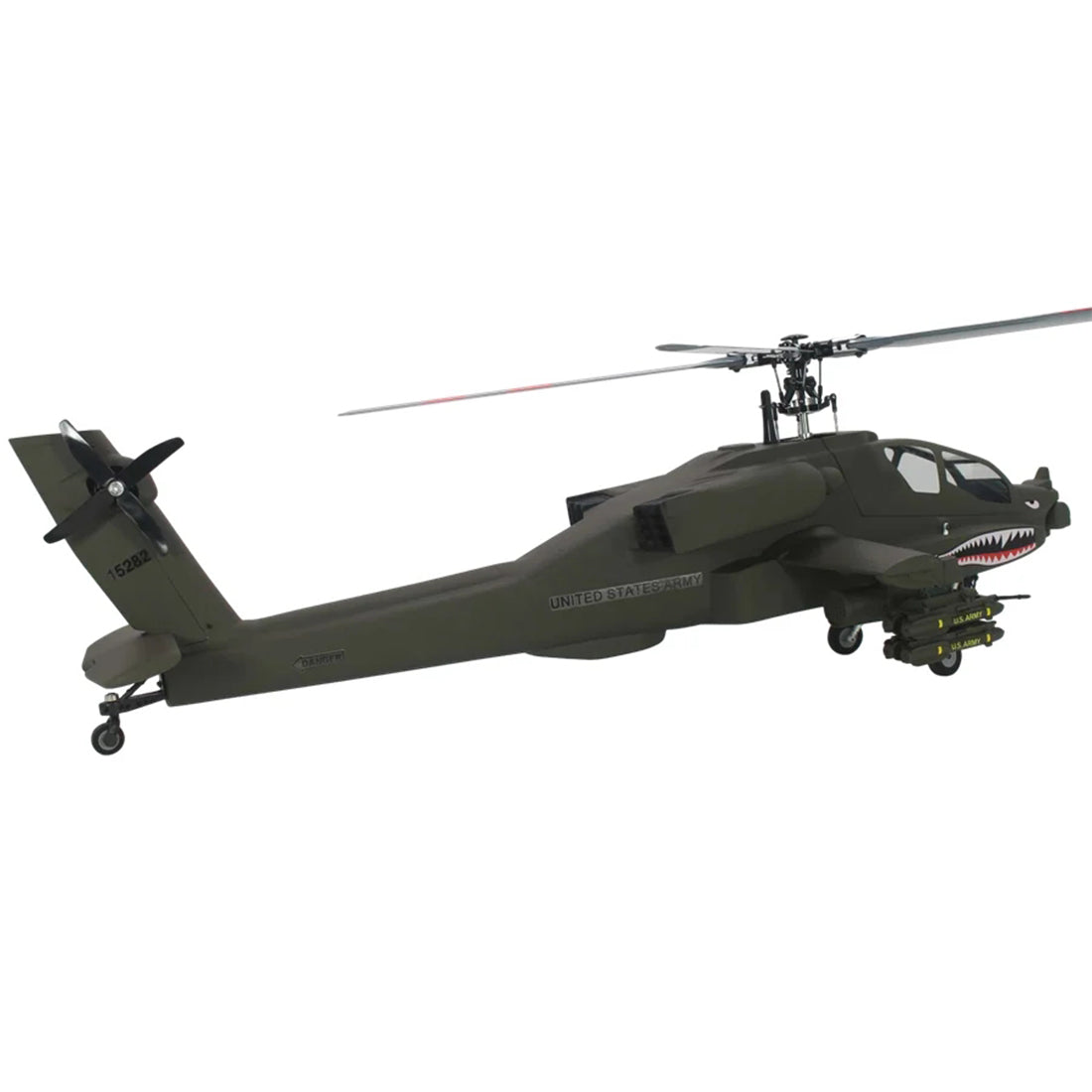 FLISHRC FL500 AH64 Apache 500-Class 2.4GHz 6CH Scale RC Helicopter with L7 Flight Controller, 4-Mode GPS Positioning, Realistic Cockpit – RTF Remote Control Helicopter