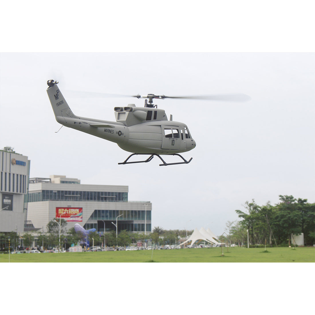 FLISHRC FL500 UH-1N Twin Huey 500-Class 2.4G 6CH Scale RC Helicopter  - RAZORDON