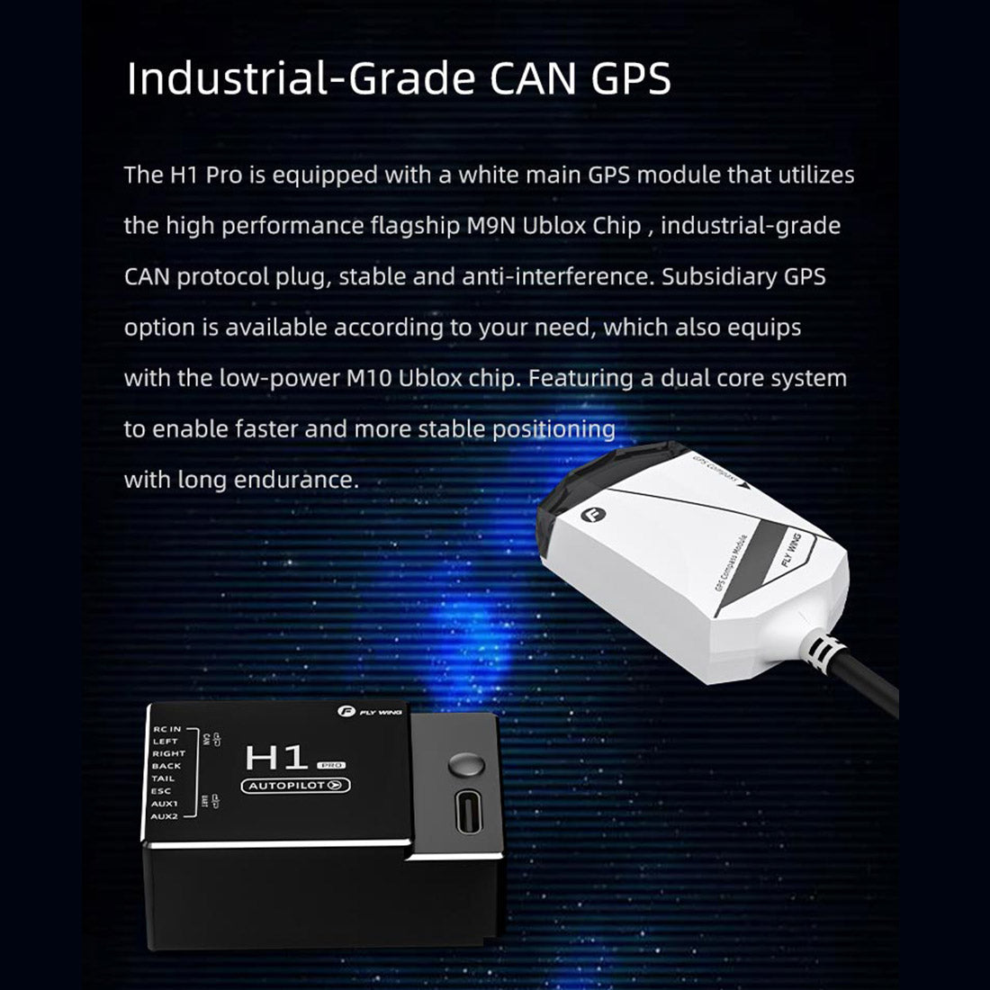 FLYWING H1 Pro Autopilot System - RAZORDON