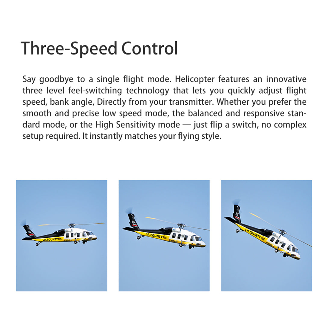 FLYWING UH-60L Black Hawk 470-Class RC Helicopter, 2.4GHz 6CH Scale Military Helicopter with ACE Flight Controller, GPS Positioning & Quick-Release Blades, RTF