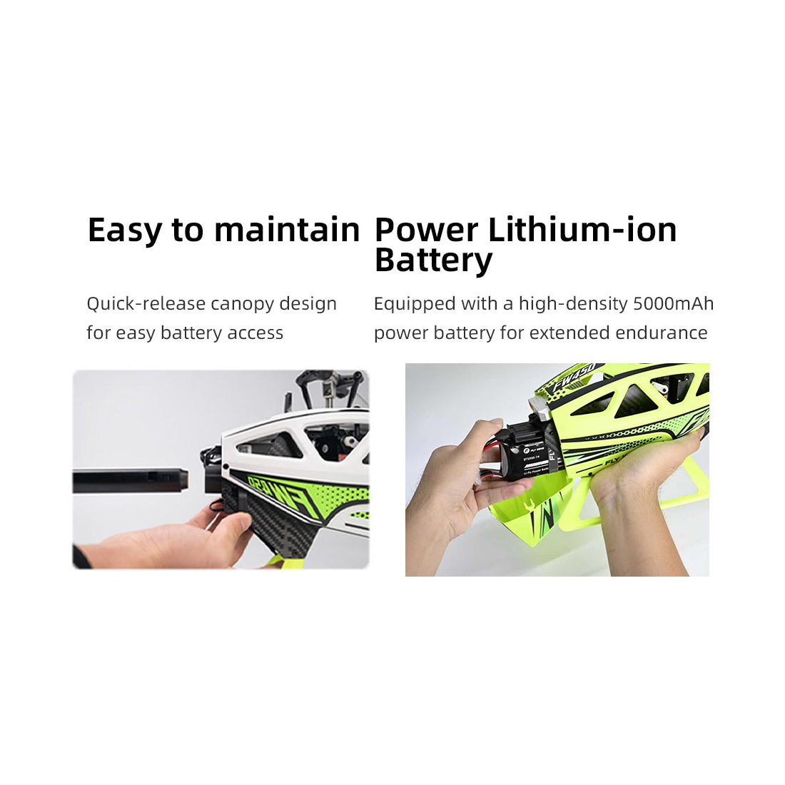 FLYWING 450L V3 2.4G 6CH RC Hubschrauber Dual Brushless Direktantrieb Modellflugzeug Spielzeug