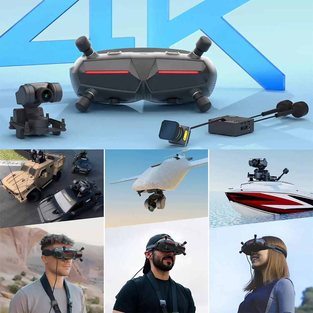 FPV Head Tracking Kit for RC Helicopters & RC Cars – RAZORDON