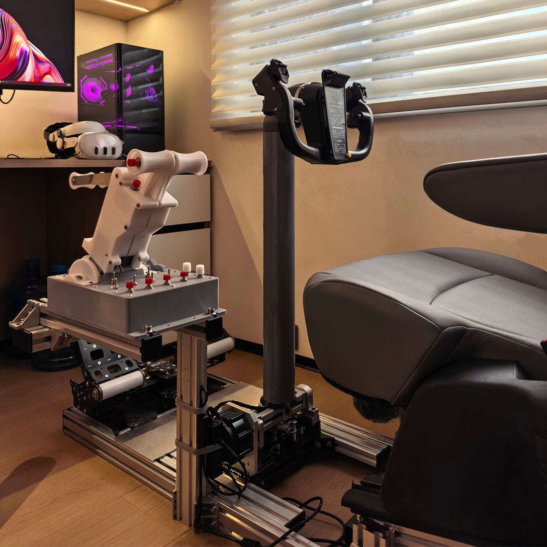 Force Feedback Flight Simulator Yoke System - RAZORDON